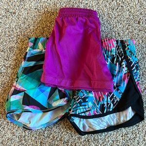 Multiple Brands Girls Shorts. 3 Pair. Multi-Color.